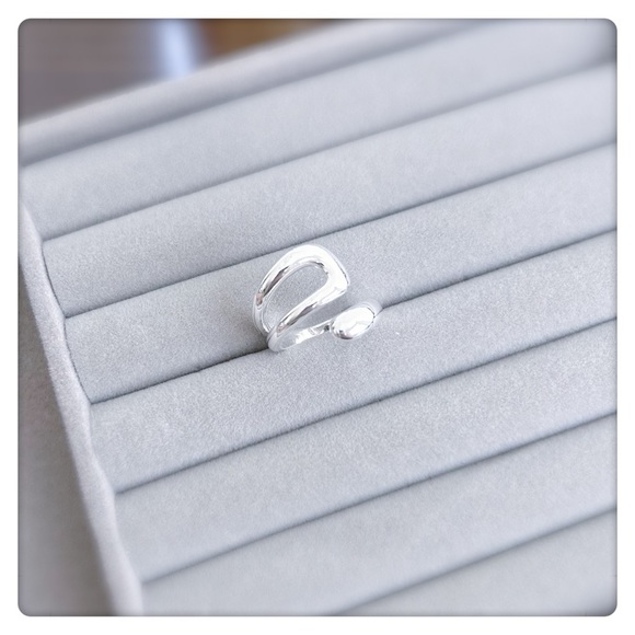 ✨NEW LAUNCH✨ S925 silver Simply Style adjustable ring for girl, women, party - Picture 2 of 5